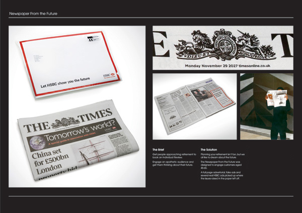 HSBC DM: NEWSPAPER FROM THE FUTURE